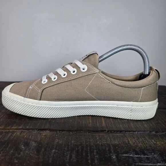 Cariuma Tan Canvas Sneakers - Picture 6 of 11